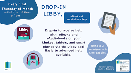 Drop-in Libby, eBook and eAudiobook Help