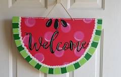 Creative Crafters: Watermelon Welcome Sign