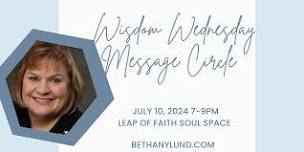 Wisdom Wednesday Message Circle
