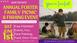 Annual Free Foster Family Fishing Day & Picnic @ Tingley Beach