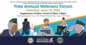 Free  Annual Veterans Forum