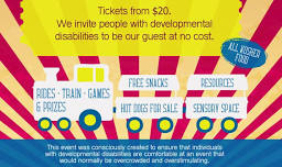 Free Carnival for People with Developmental Disabilities & Sensory Sensitivities + Their Caregivers