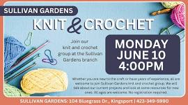 Knit and Crochet Group at the Sullivan Gardens branch