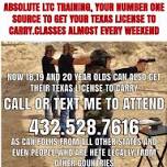 Texas LTC/CHL Class Saturday June 8 in Odessa but Folks from all over are welcome to attend