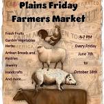 Plains Friday Farmers Market